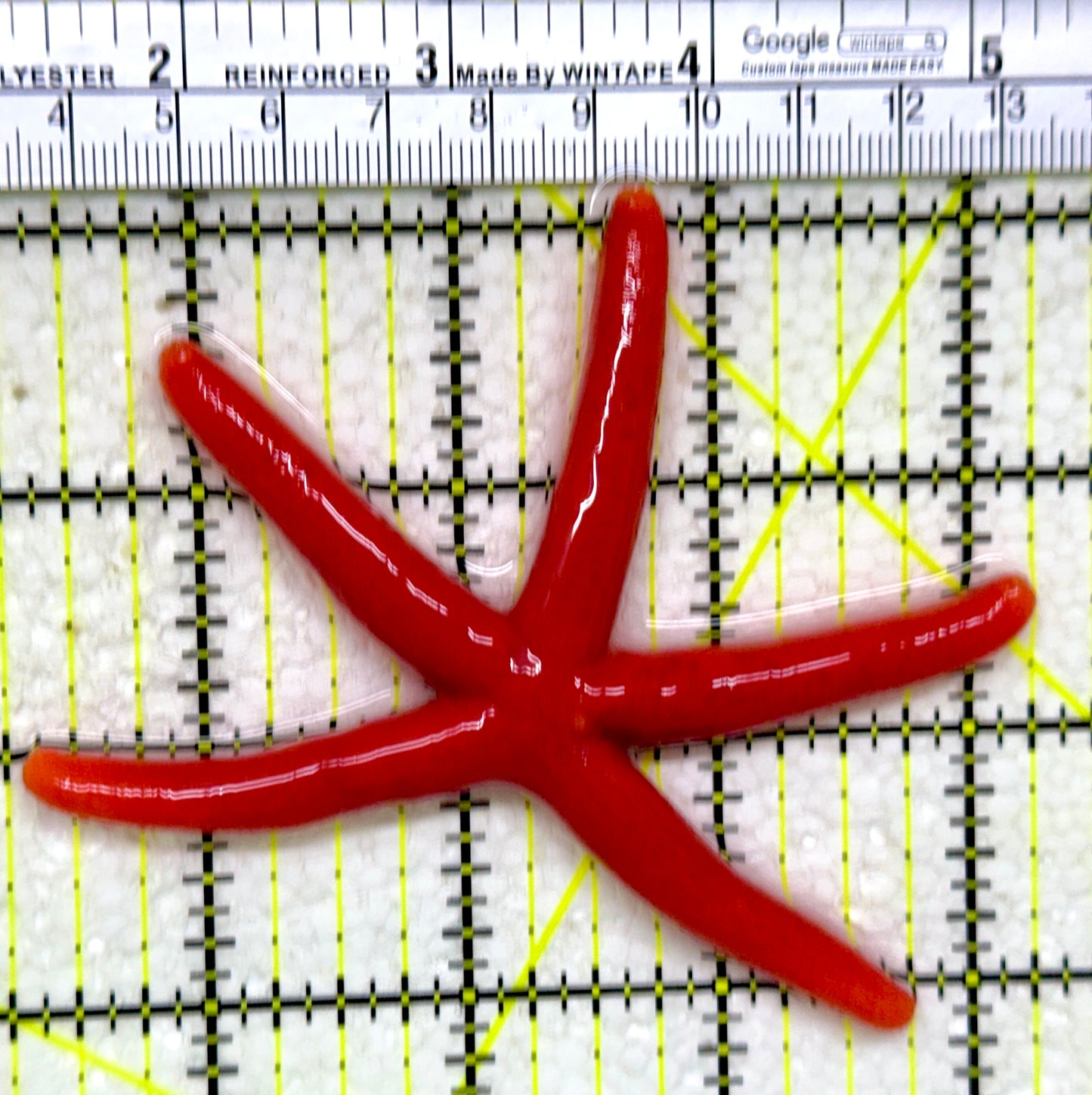 Red Orange Linckia Starfish A grade (Maldives) ROLS110102 WYSIWYG Size: M 4"