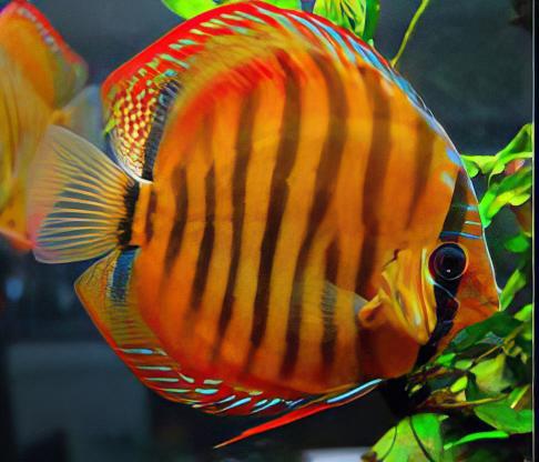 Discus Alenquer Red Ninja Cuipea (Maldives) Size: L 3" to 4"