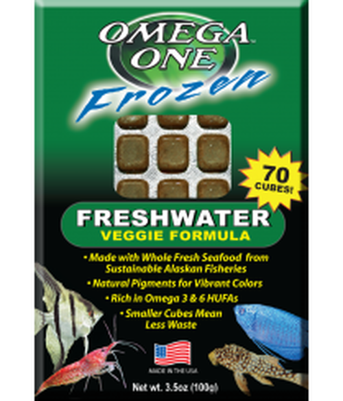Frozen Freshwater Veggie Formula Omega One: Only for instore Purchase