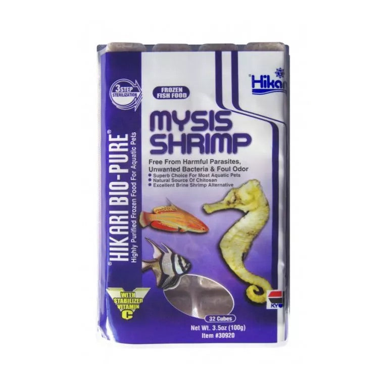 Mysis Shrimp Hikari Bio-Pure: Only for instore Purchase 3.5 OZ Cubes