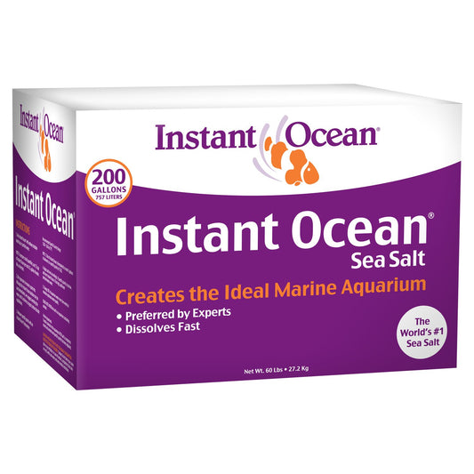 Instant Ocean Sea Salt 200 Gallon Salt Mix - Violet Sea Fish and Coral