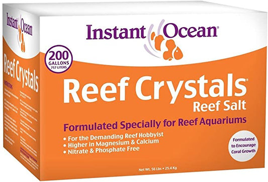 Instant Ocean Reef crystals Sea Salt 200 Gallon Box Salt Mix